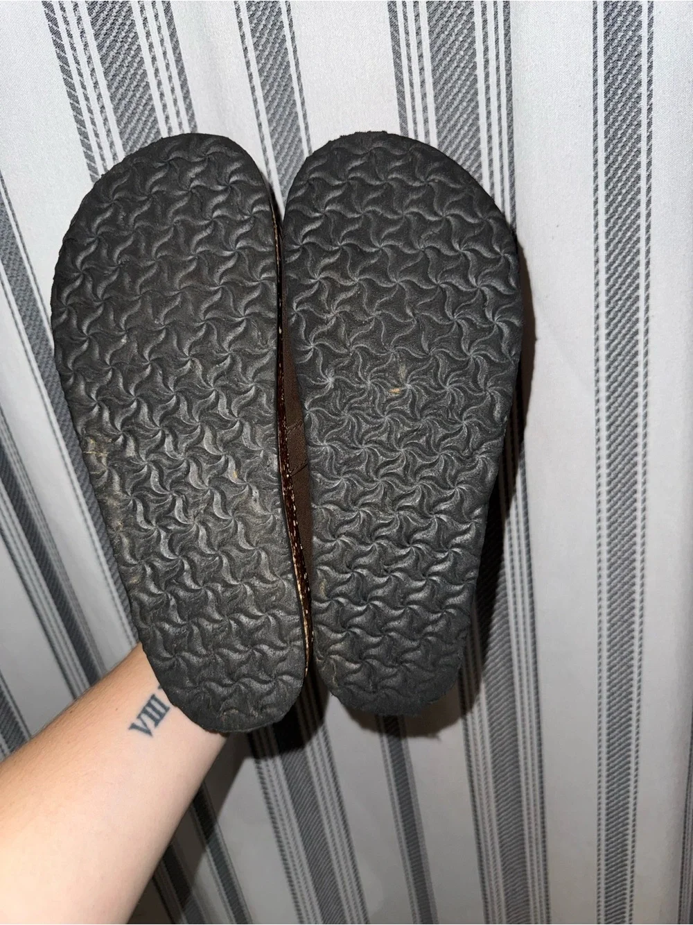 Kids Brown Cork-Soled Moccasin Slip-Ons